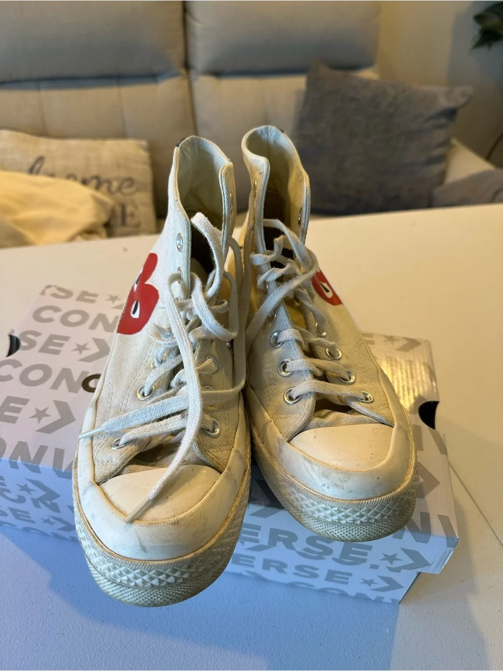 Converse x CDG Men’s Size 7 - Picture 2 of 6